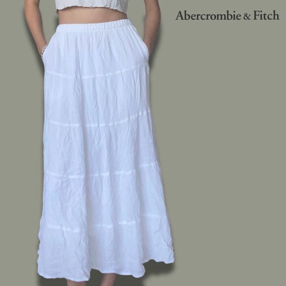 High-Rise Tiered Maxi Skirt - Picture 1 of 4